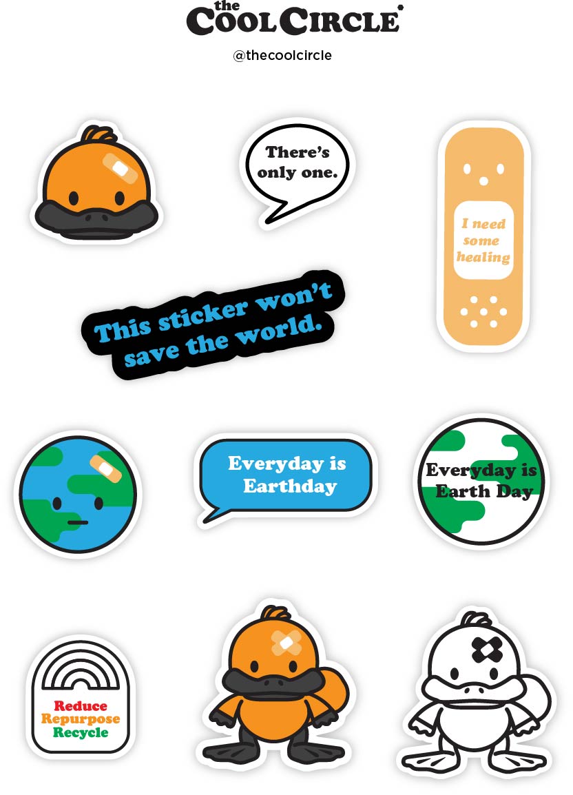 The Cool Circle Sticker Set - Digital Only